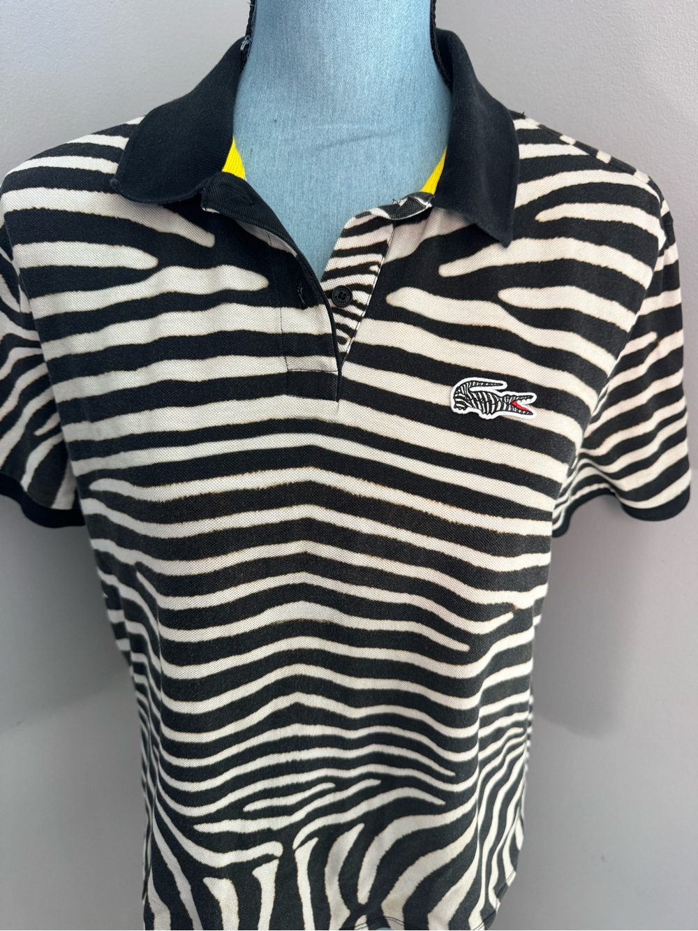 Lacoste National Geographic capsule collection zebra printed limited edition